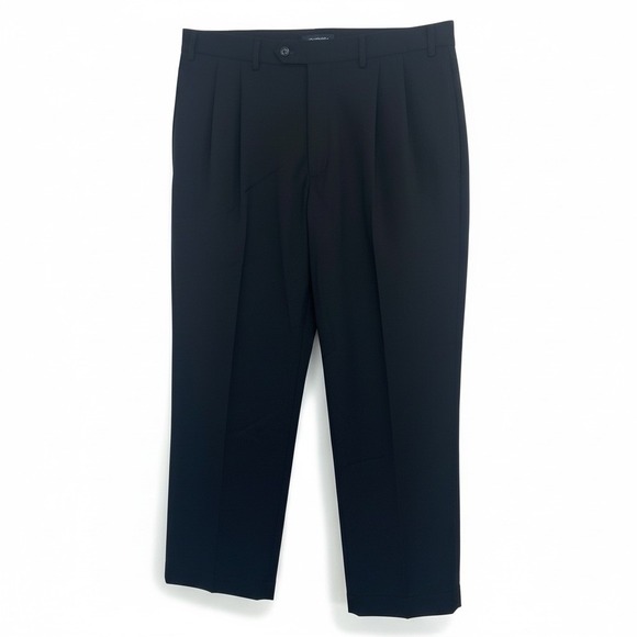 Lauren Ralph Lauren Other - Ralph Lauren High Performance Wool Dress Pants Mens 36x27 Black Pleated Cuffed